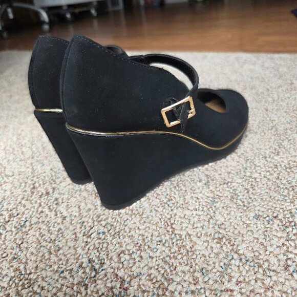Elegant Andiamo Mary Jane Wedge - size 5.5 - NEW - Picture 5 of 5